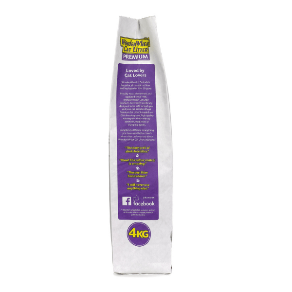 Wonder Wheat PREMIUM Cat Litter 4kg • Wonder Wheat
